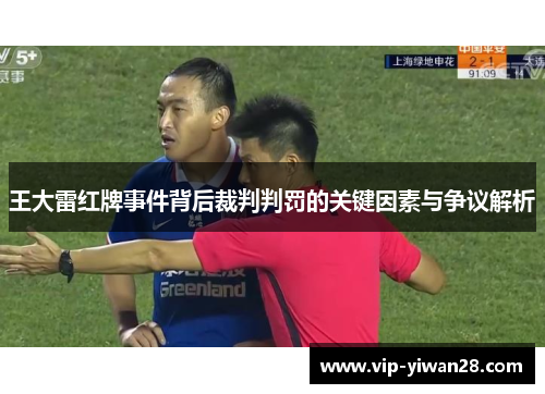 王大雷红牌事件背后裁判判罚的关键因素与争议解析